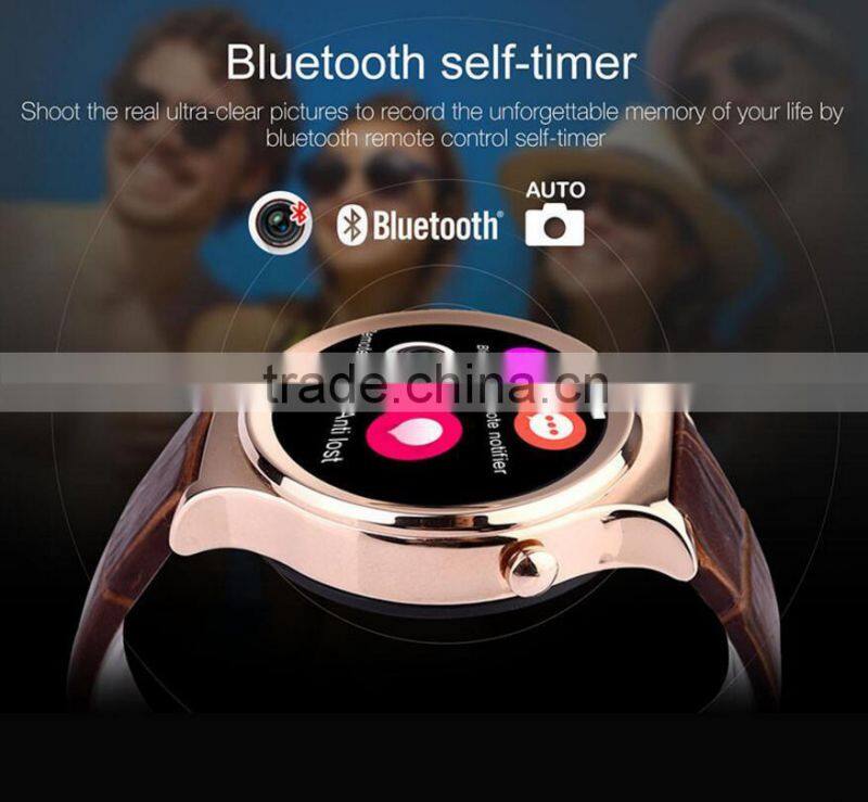 2015 New Smart Watch T3 Smartwatch Support SIM SD Card Bluetooth GPS SMS MP3 MP4 USB For Android and phone heart rate monitor