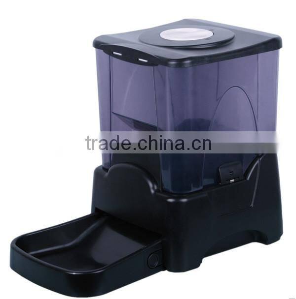 Reliable Dog Automatic Food Dispenser LCD Digital Programmable Timer Pet Feeder With A Large Capacity Hopper PF-10A
