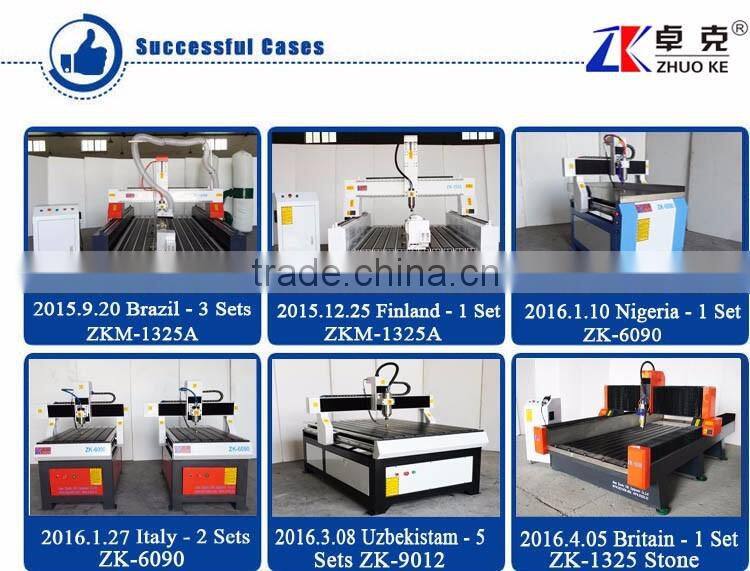 ZK-9015 Advertising CNC Router Machine 900*1500MM For MDF Aosong Board Aluminum-plastic Panel With 2.2KW Water Cooling Spindle