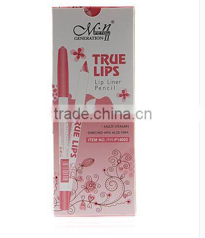 MENOW Makeup Hot Selling Wood Lip liner Pencil,Turelips liner Set