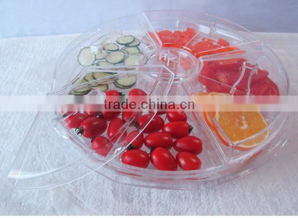 Appetizer Server salad with Ice Tray,Appetizers On Ice with Lids/ice tray