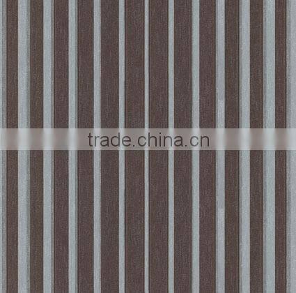 Hot sell latest wall paper designs with stripe texture