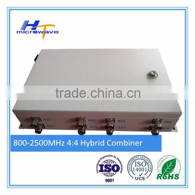 800-2500 mhz passive component hybrid microwave combiner rf