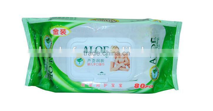 Factory direct sale wet wipes, baby wet wipe