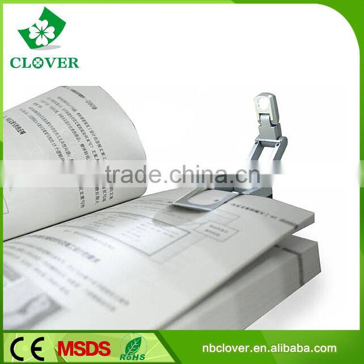 Power style 1 led book reading light flexible book lamp for promotion