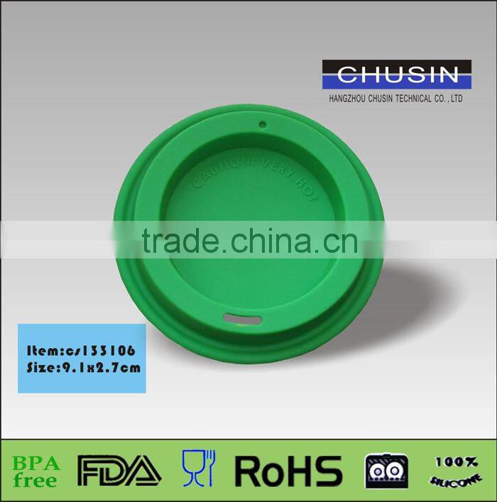 customizable silicone lids for glass cup coffee cup tea cup with reasonable price