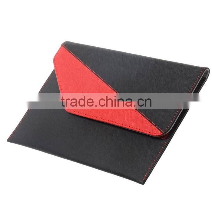 2-Tone PU Leather Envelope Sleeve Pouch for Tablet with Card Holders