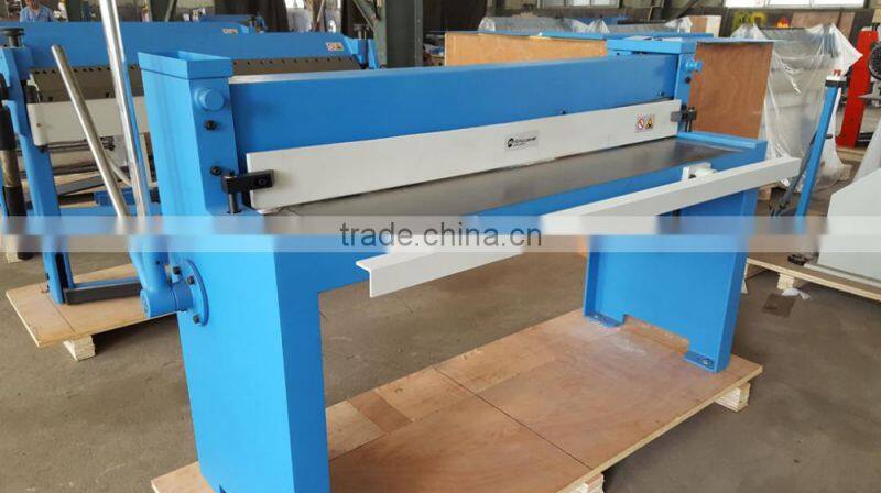 Q01-1.5X1500 manual aluminum sheet cutting shears machine