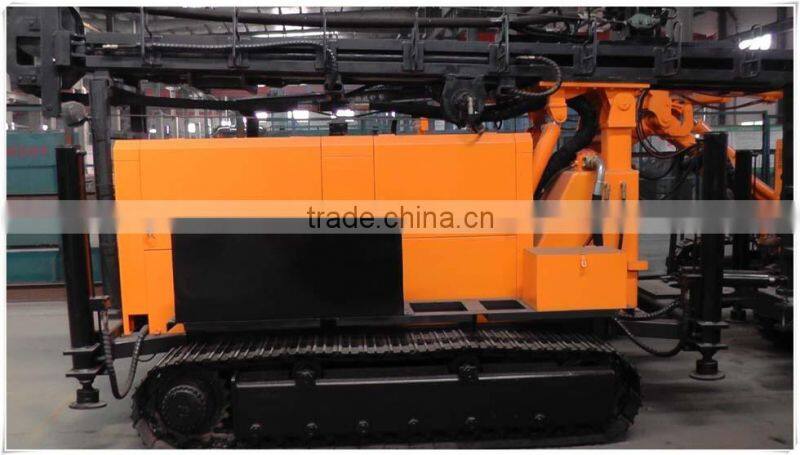 Drilling Depth 200m KW20 Crawler Water Well Drilling Rig For Sale