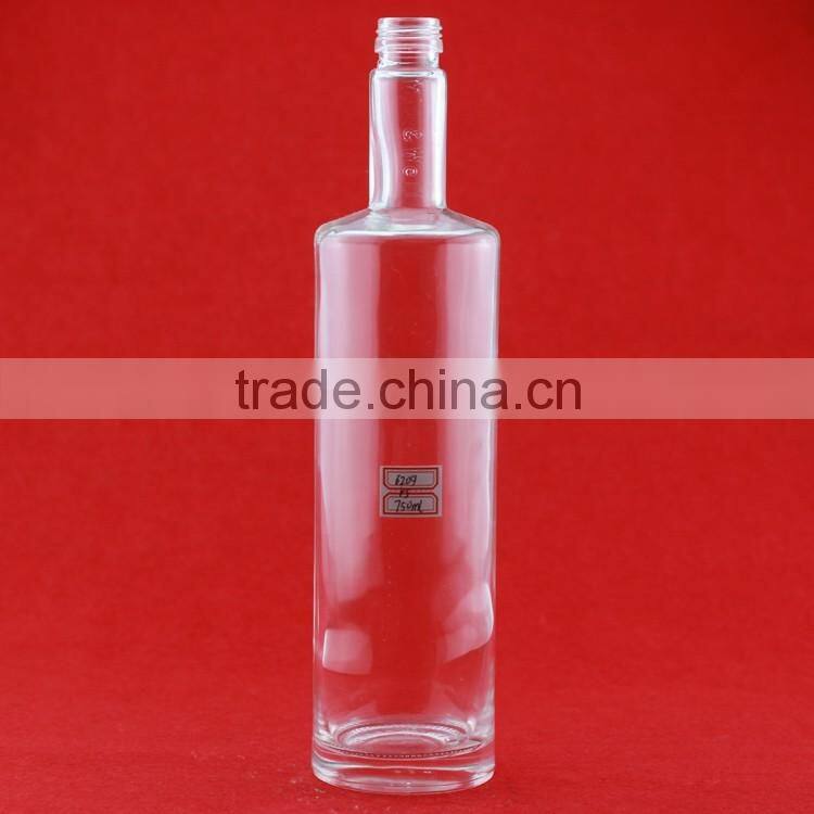 New design gold liquor bottle screen painting bottle apple liquid bottle