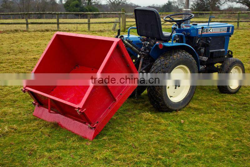 Back bucket ,Catering Transport Box, tractor link box, Tractor 3point implements rear bucket