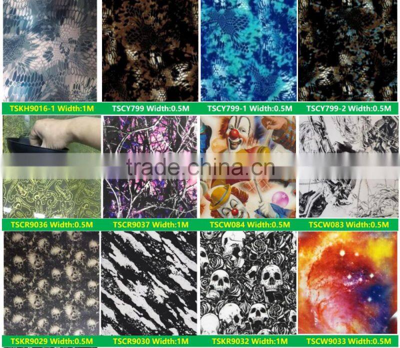 TSAUTOP 0.5M/1M width new style carbon fiber pva hydrodipping film water transfer film