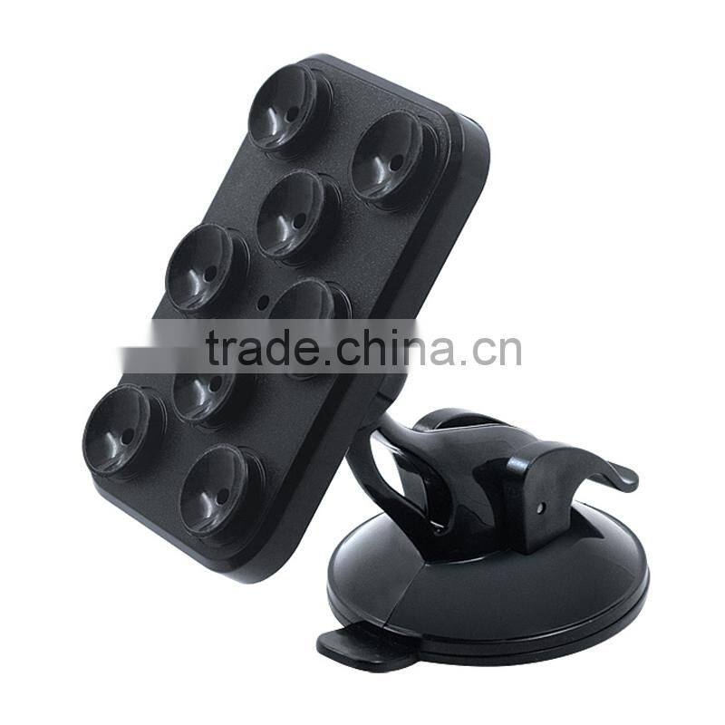 Flexible universal mobile phone car air vent holder