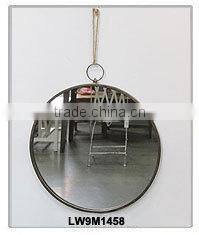 round elegant metal reproduction french antique mirrors