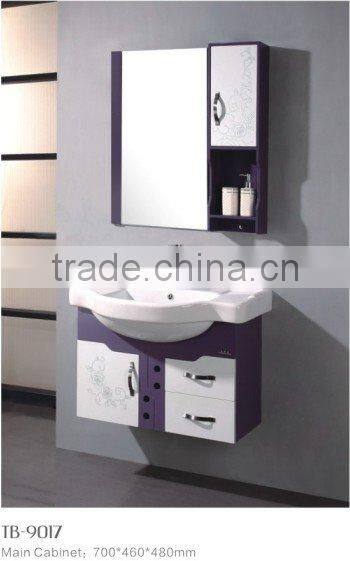 factory made directly sanitary ware PVC BATHROOM CABINET & bathroom furniture