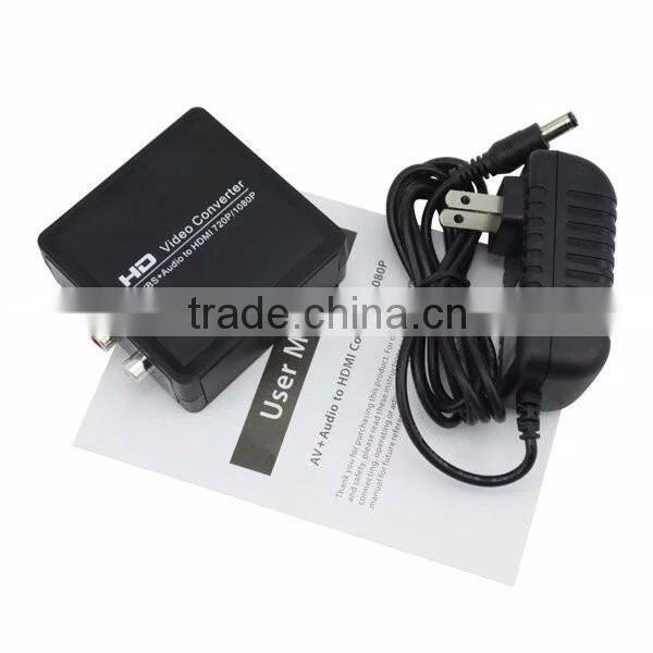 HD to cvbs converter for tv hd to rca video converter box up to 1080p