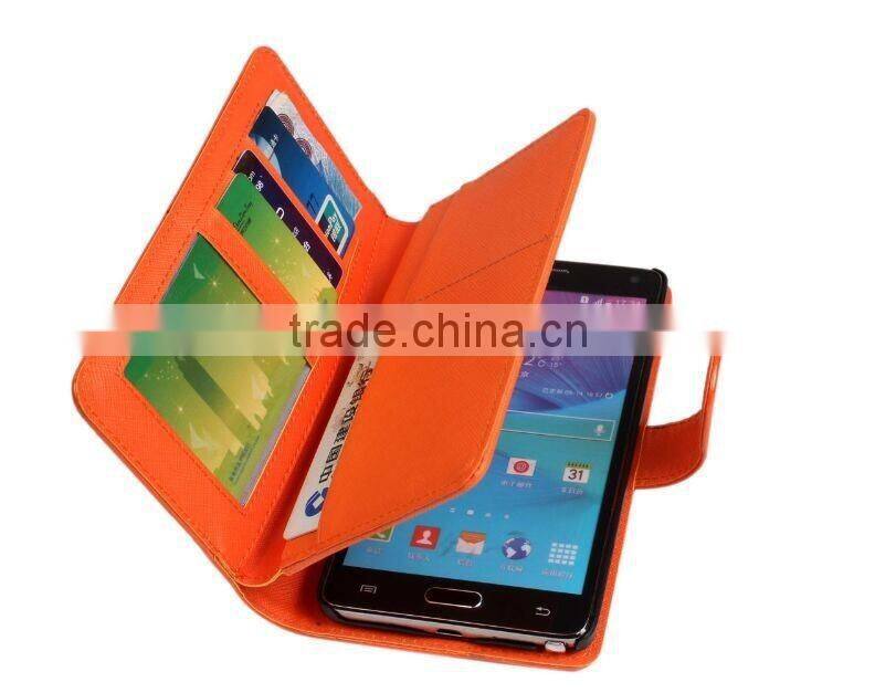 New arrival flip smart cover case for samsung note 4