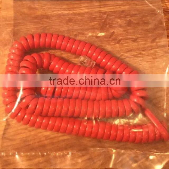 28AWG 7x0.12mm pure copper stranded pp core long telephone extension cable From Shenzhen Factory
