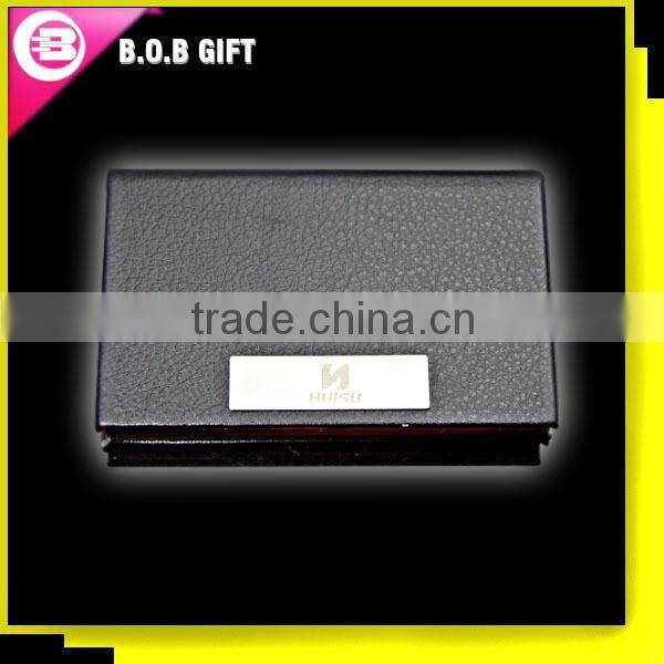 2014 Professional Manufacturer leather Folding Business Card Holder In China