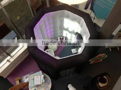 Events Decoration Led Inflatable Photo Booth with Two Door for Sale