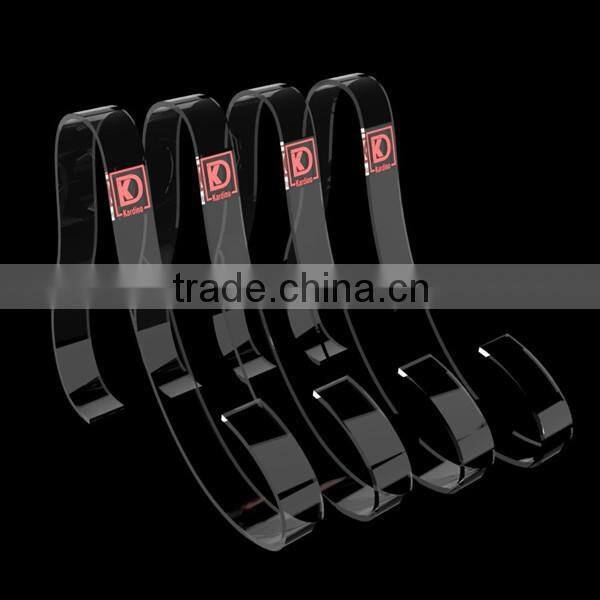 High quality clear wall mounted shoe rack, acrylic shoe display for shop