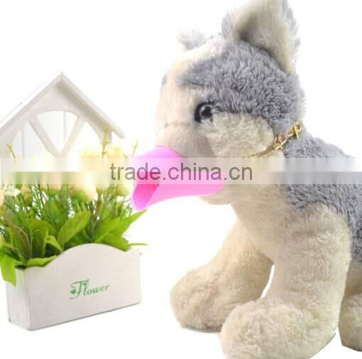 High quality Pet muzzle / Silicone Pet Mouth Guard / silicone dog muzzle