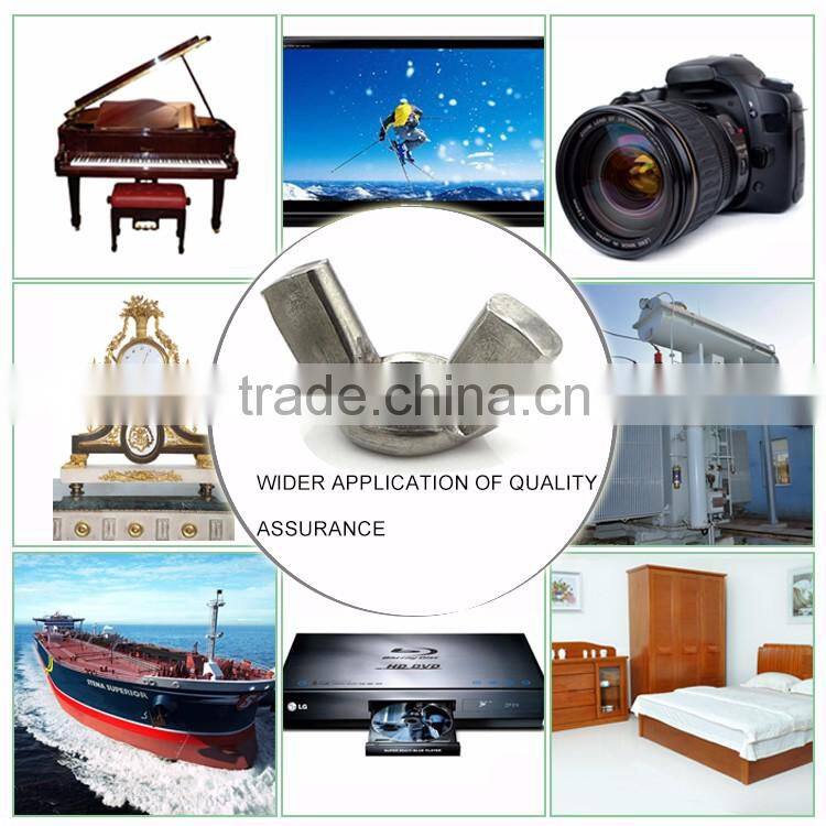 Fashionable forged stainless steel butterfly wing nut