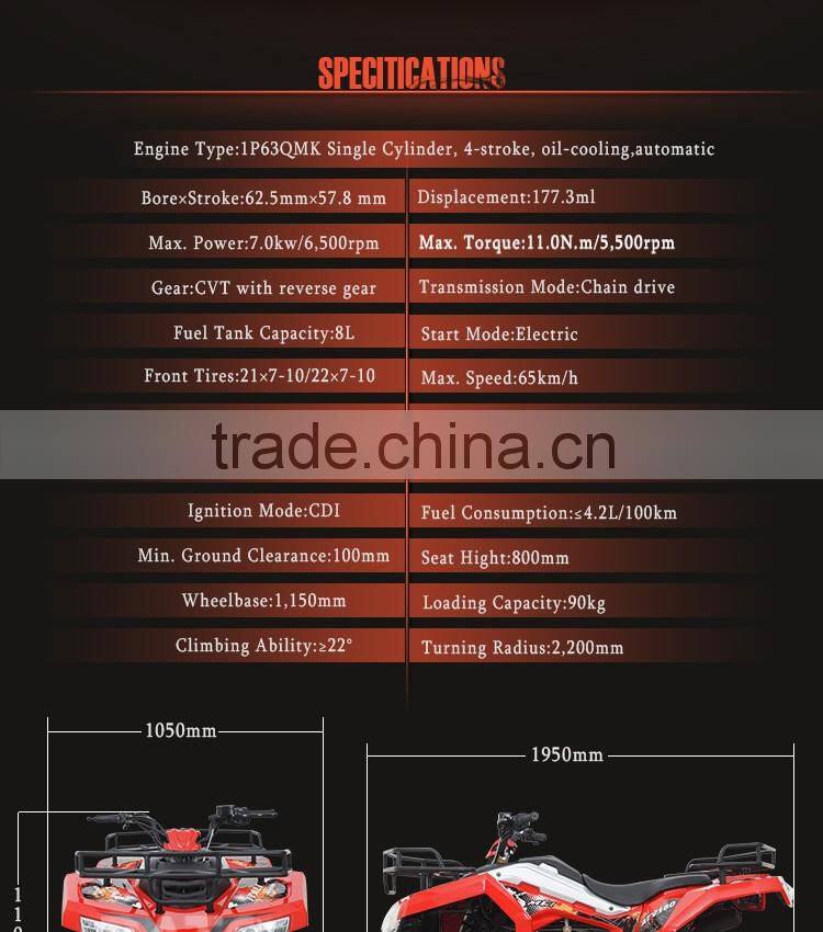 2016 new model utility ATV quad bike for sale