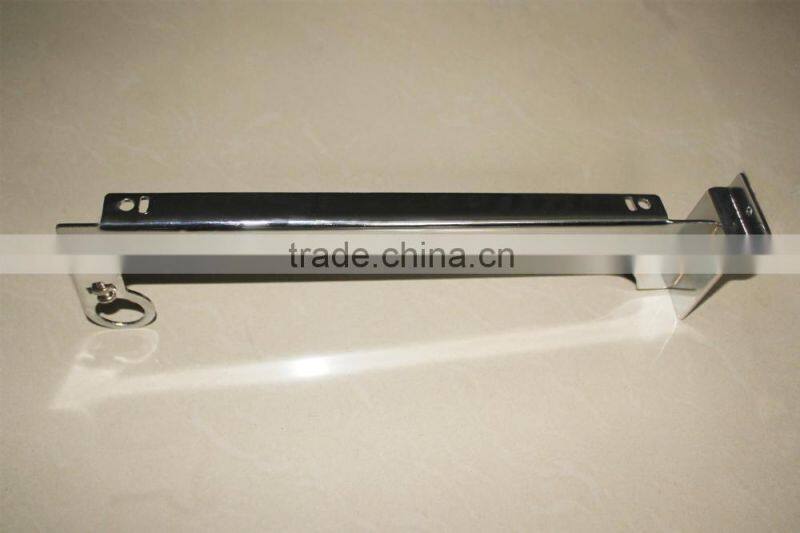 Twin slot metal bracket for pipe hanging