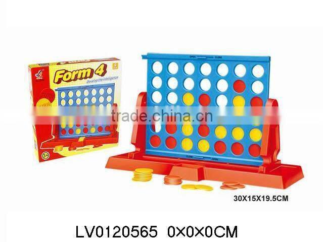 Intelligence plastic chess set 4 in a row chess game for sale