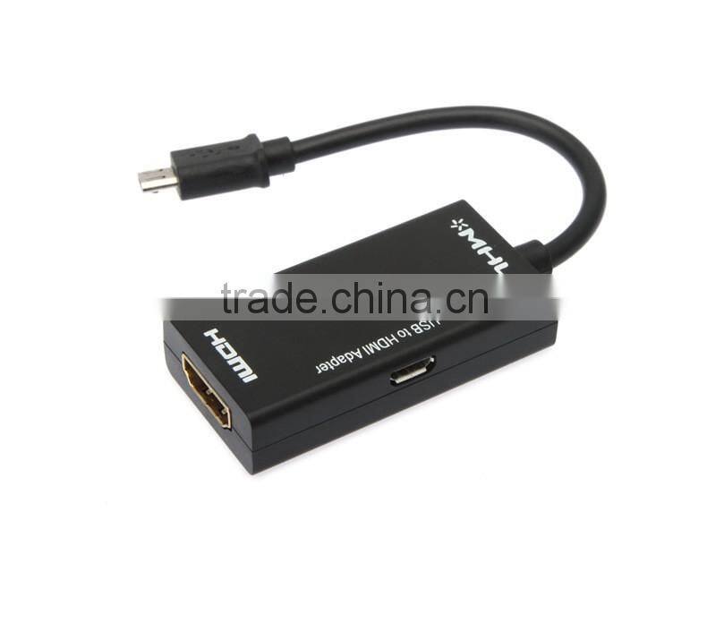 MHL to HD MI HDTV 1080P CABLE ADAPTER For HTC One M8 for LG for Sony for Xperia Z1