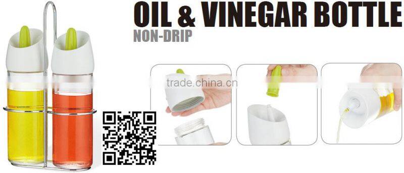 SINOGLASS 3 Pcs Round Stainless steel Rainbow Lock Airtight Storage Jar Set