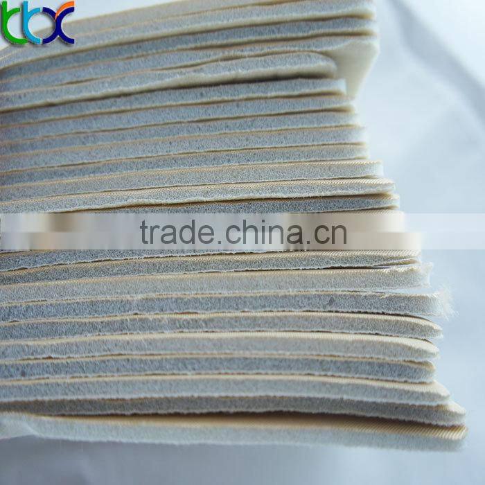 Jinjiang Manufacturer PU coated polyester oxford cloth composited with sponge and pp nonwoven fabric for bags making