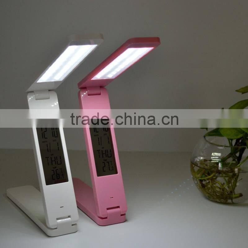 High efficient adjustable led table light cool white folding table lamp