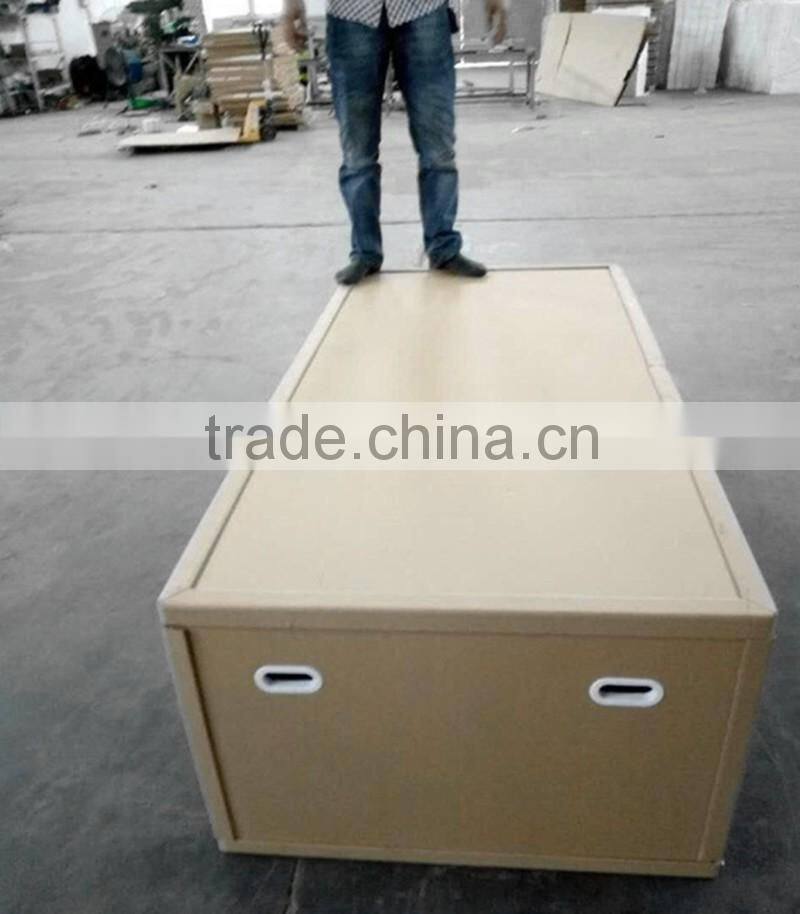 High-strength corrugated honeycomb cardboard