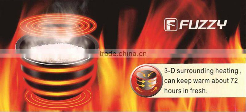 2015 luxury stainless steel inner pot rice cooker