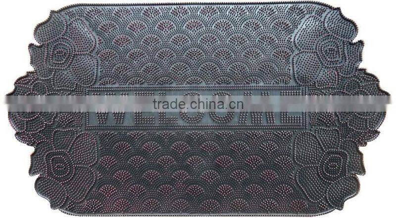 Good quality injection door mats antiSlip Entrance PVC floor mat