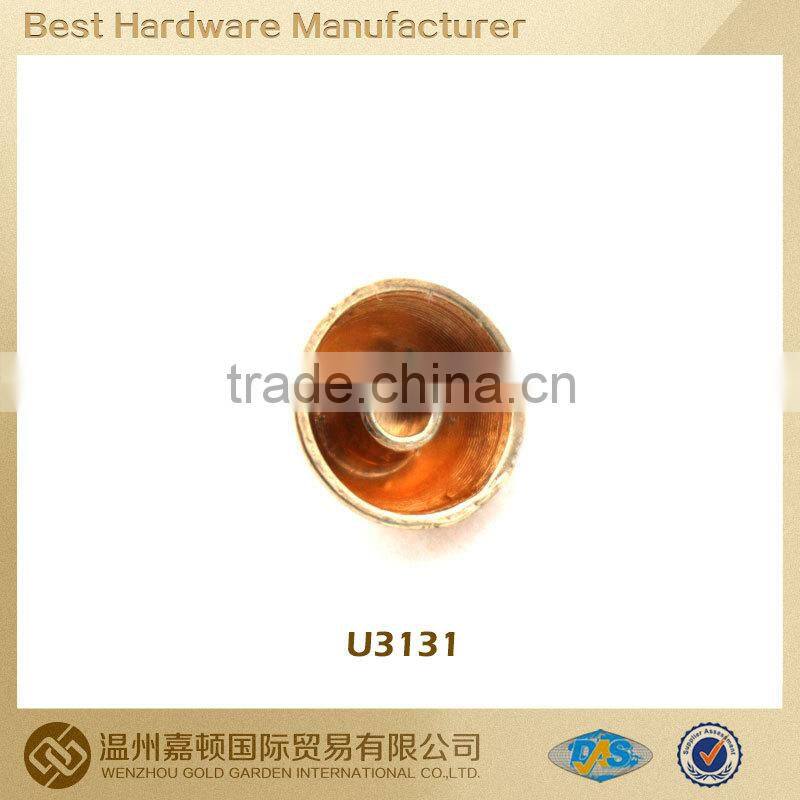 Spike alloy made garment rivet for bag shoe belt, various designs customized