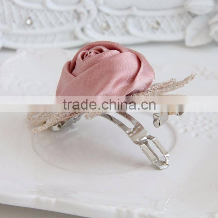 MYLOVE bridal hair accessory romantic rose hair clip