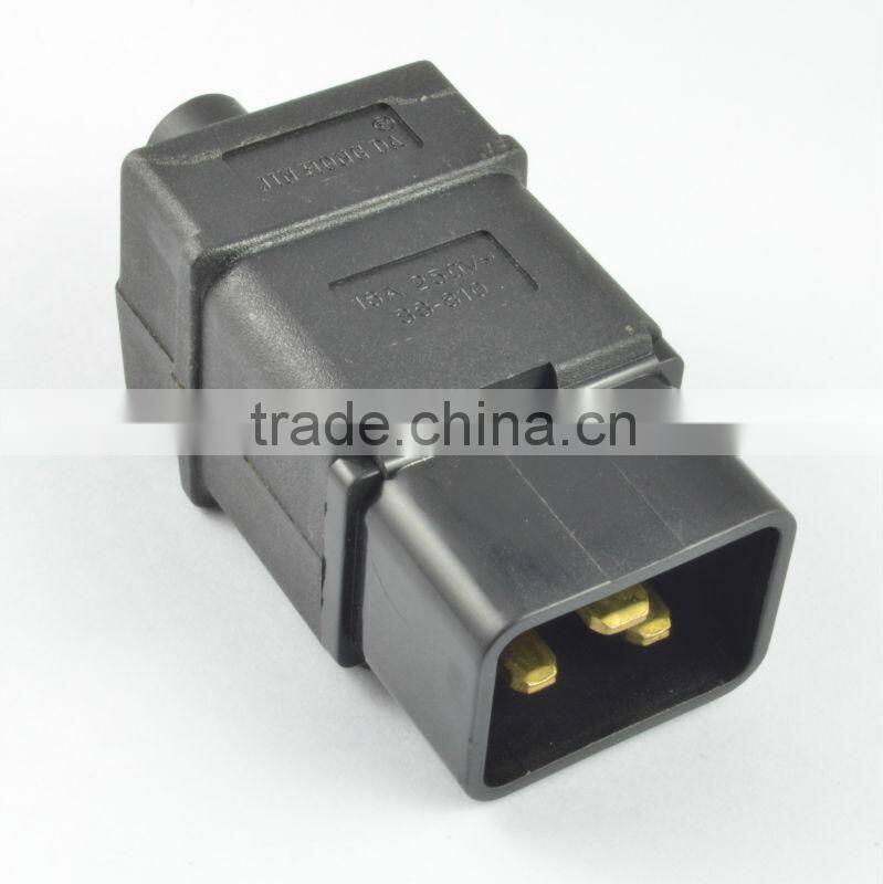 IEC 320 C20 male adapter connector electrical industrial plug adapter 15A