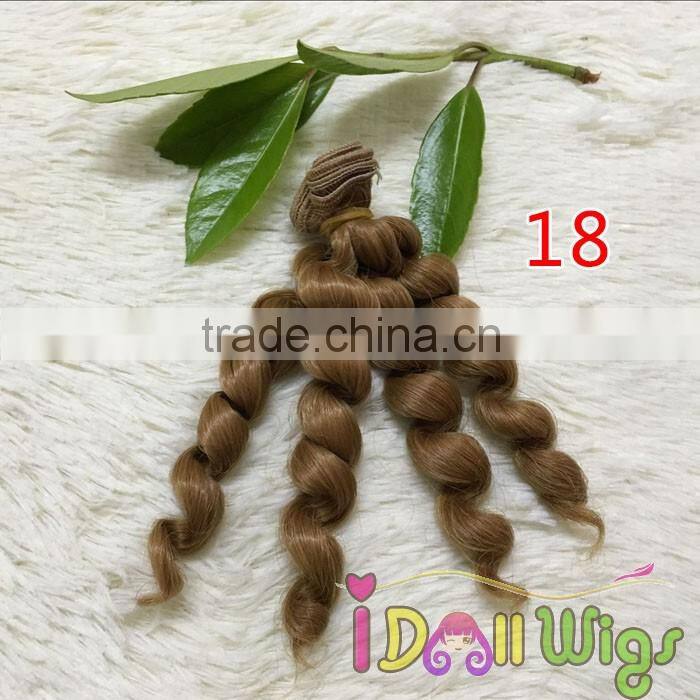 Brand New 15*100cm Body Wave Hair Extension HT Resistant Wig for SD BJD Baby Dolls