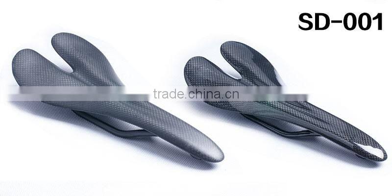 Manufacturer T800 carbon fiber road bicycle saddle, 3K weave matte/glossy finish cheap price carbon road saddles