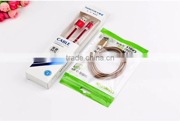 Usb to micro usb cable Sartorial USB for V8 type b smart phone cable