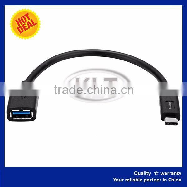 Type-C Male to USB 3.0 Type A Female Adapter OTG Data Cable For Macbook Black
