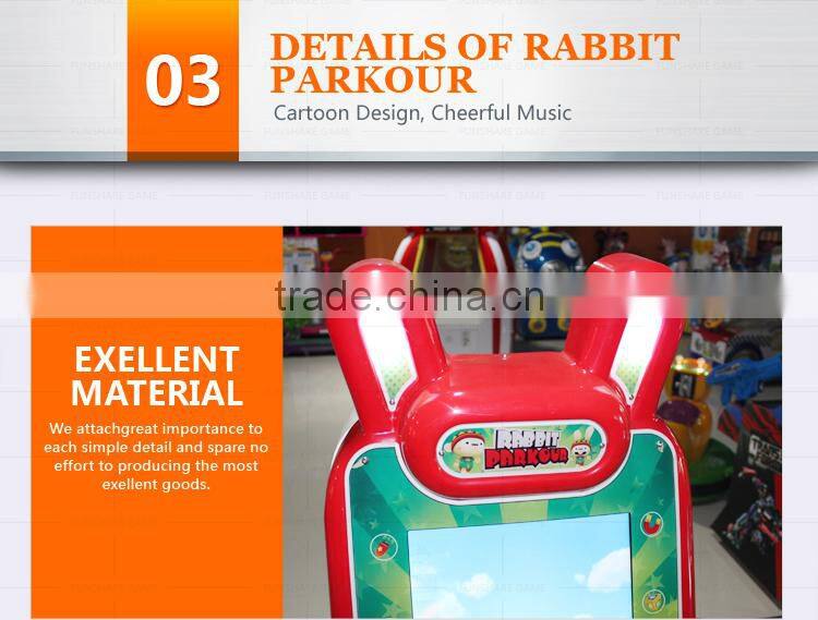 Funshare 2015 Cute Rabbit Amusement Park Equipment Kids Game Machine Electronic Game Machine