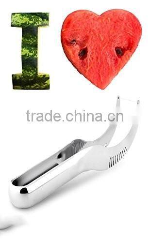 Amazon hot sale Multi purpose stainless steel watermelon slicer watermelon corer