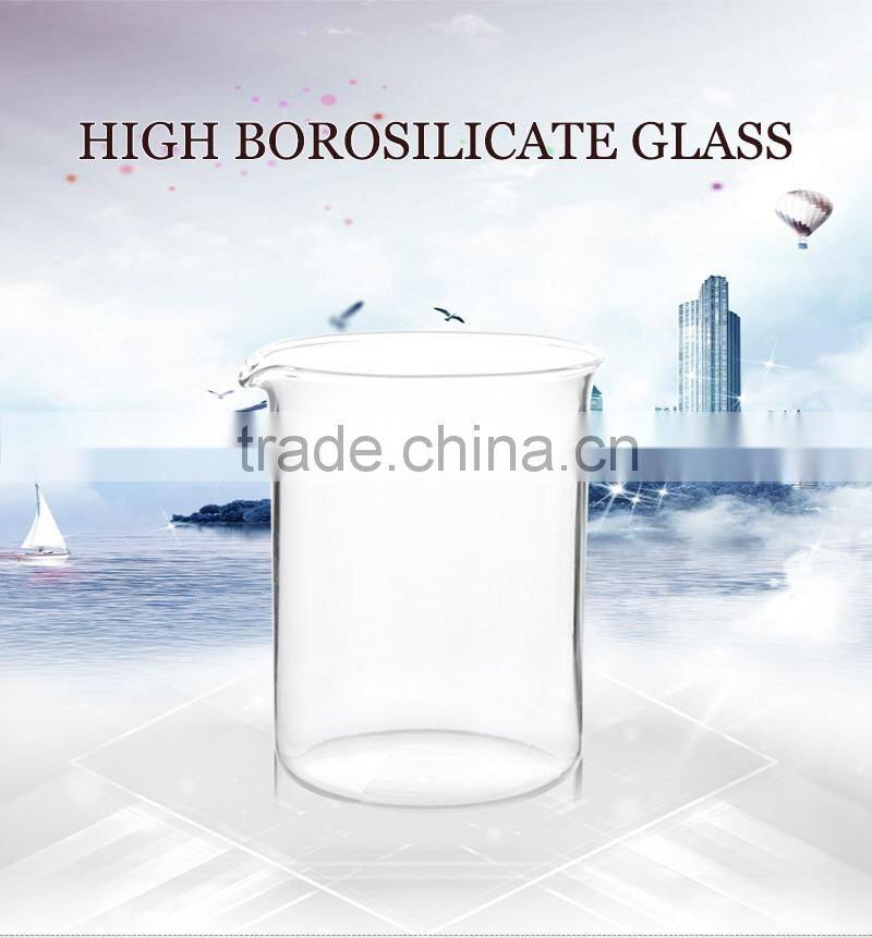 stemless 250ml china supplier hot sell borosil single wall measuring cup