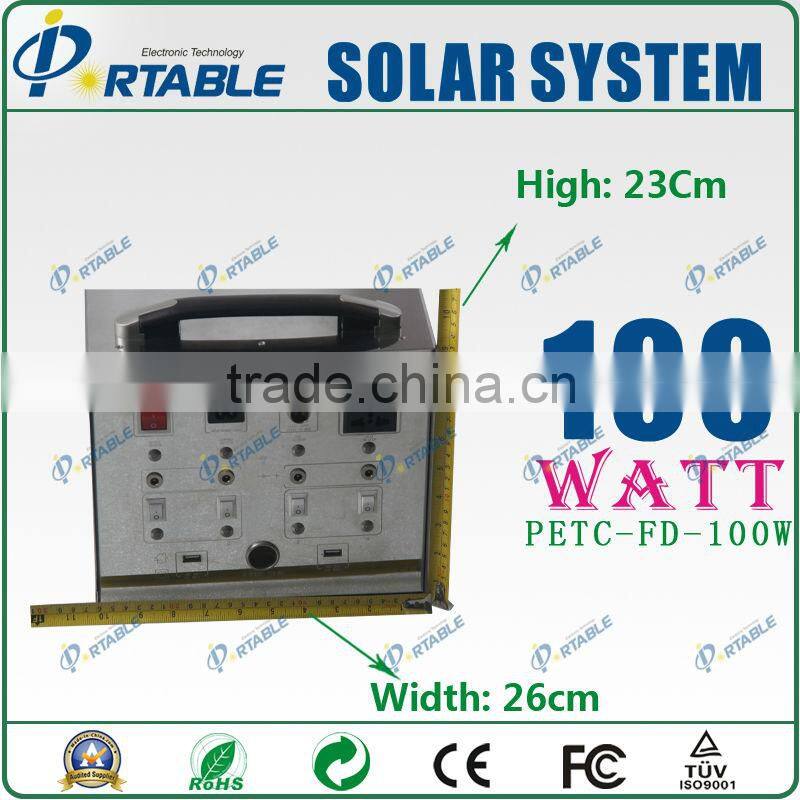 100W High Quality Solar Power System