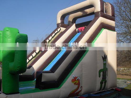 Hola summer color inflatable slip n slide/inflatable slide/inflatable water slide