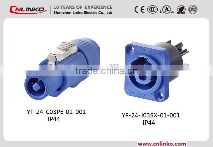 Made in china waterproof male female speaker connector speakon plug jack Speakon Female